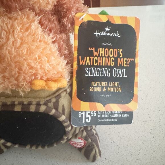 Hallmark Halloween "Whooo's Watching Me?" Singing Owl Tags Not Working - Picture 2 of 5